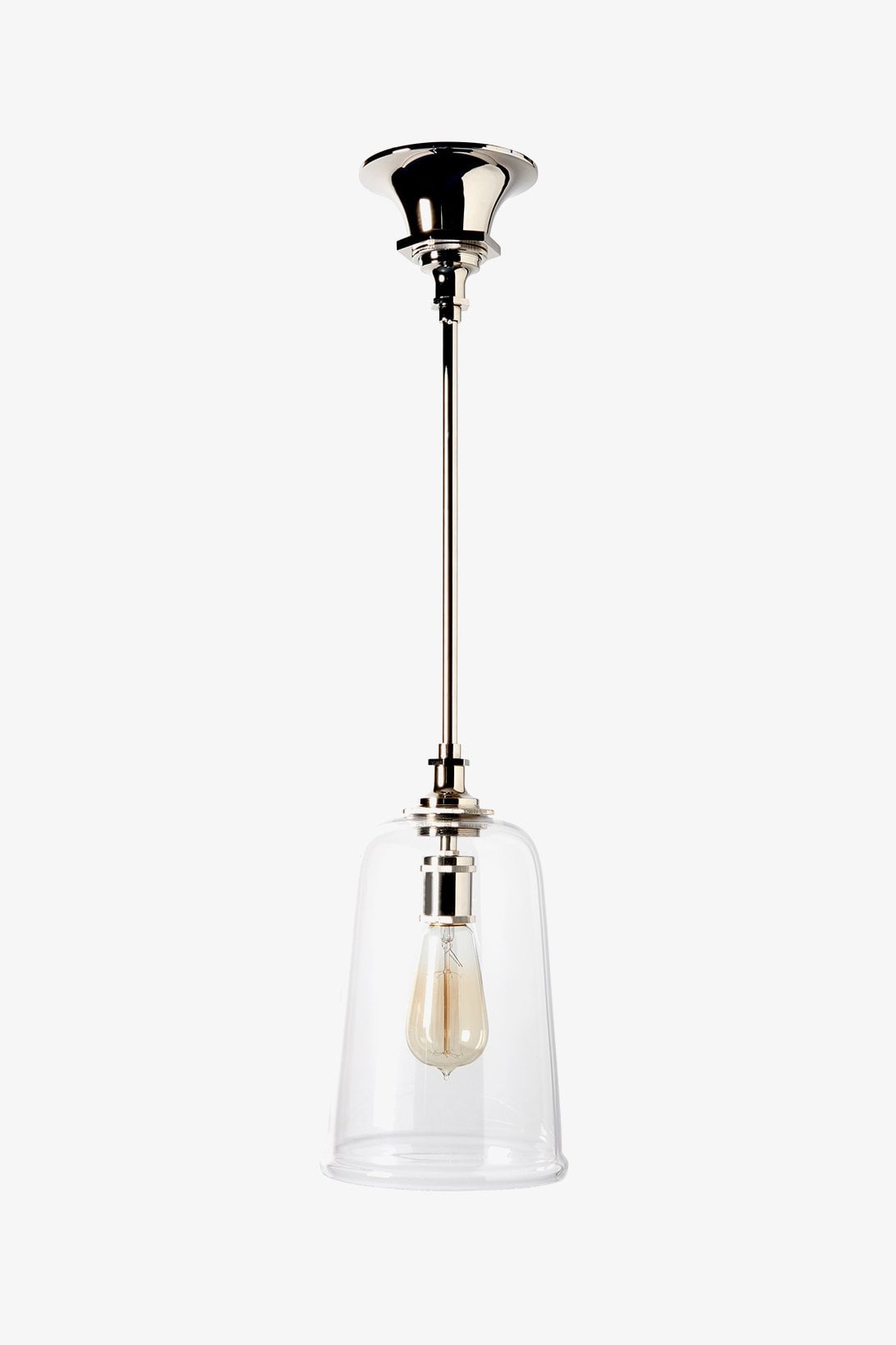 Henry Ceiling Mounted Pendant with Glass Shade