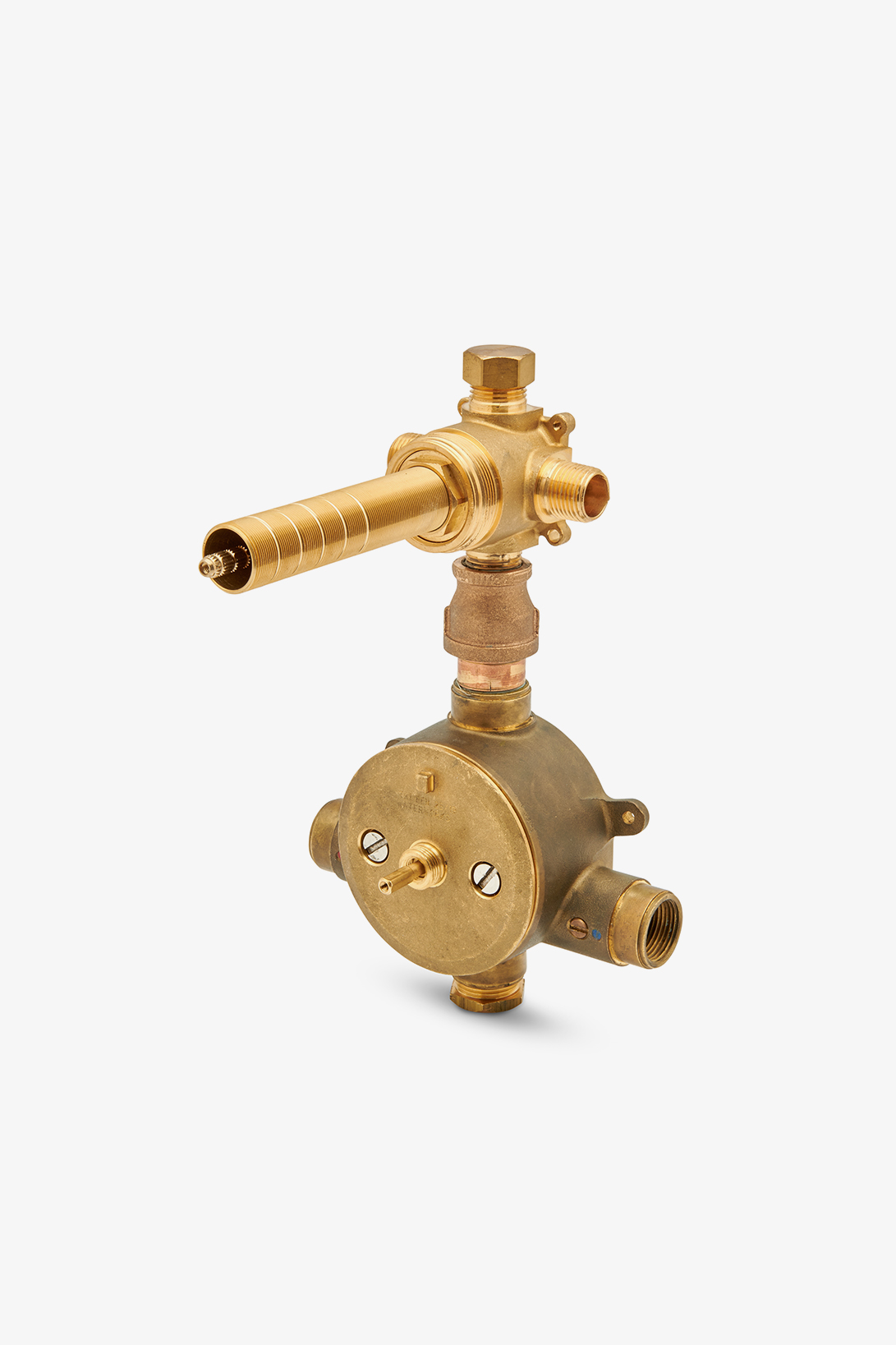 ViaWorks 3/4" Thermostatic Valve with Integrated Two Way Diverter with Shutoff Valve