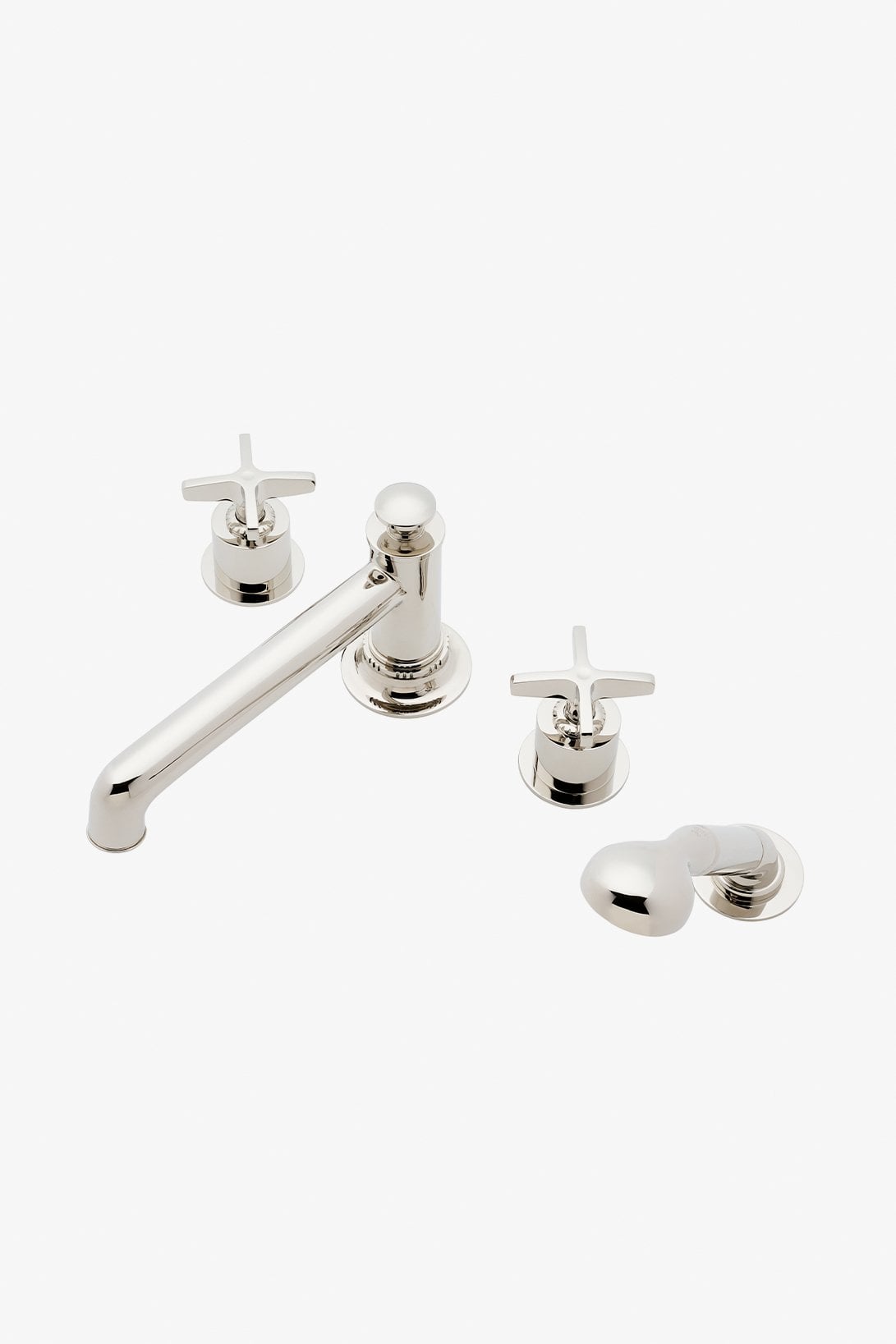 Henry Chronos Concealed Tub Filler with Handshower and Cross Handles