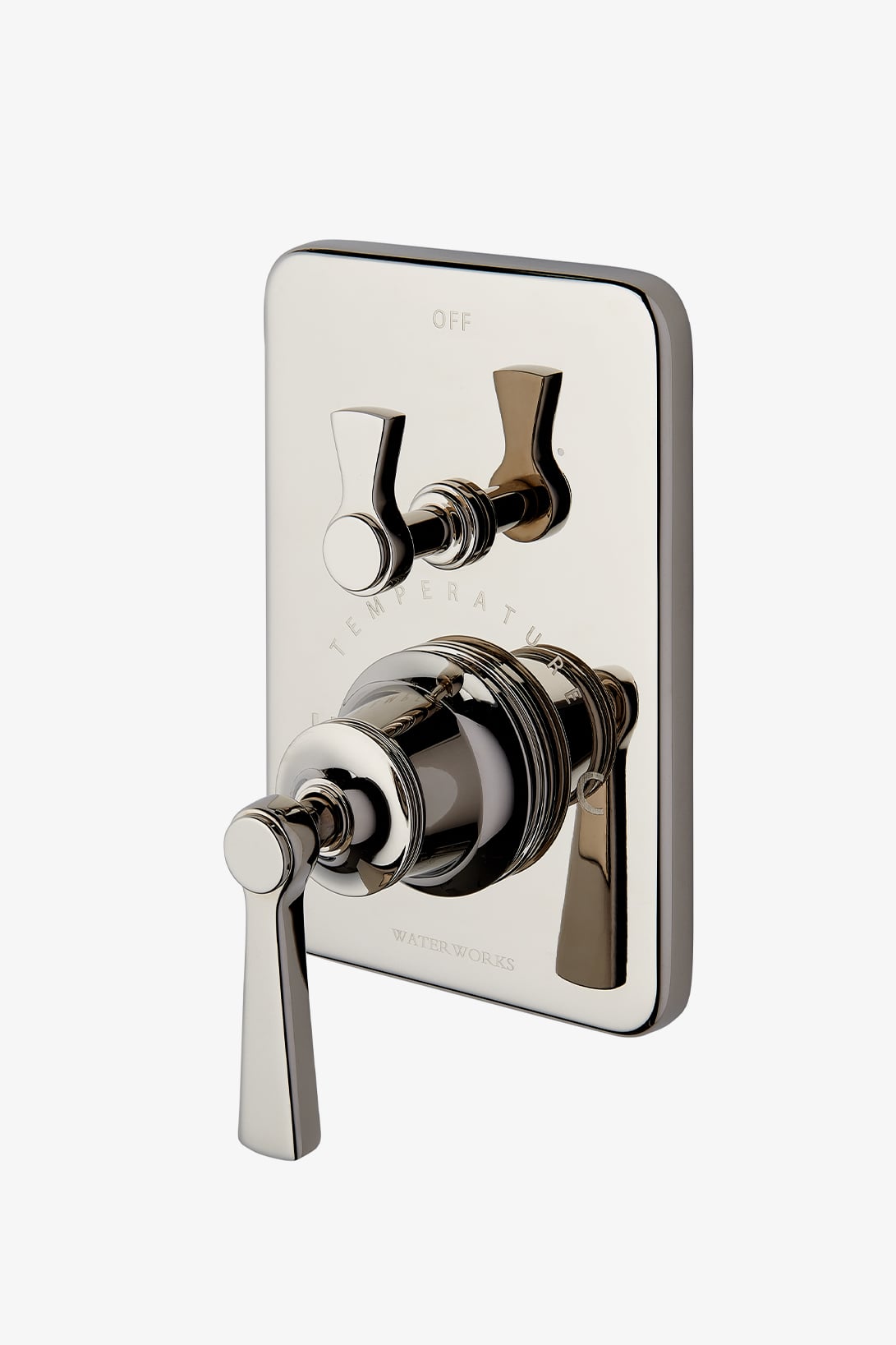 Transit Integrated Thermostatic and Diverter Trim with Lever Handle