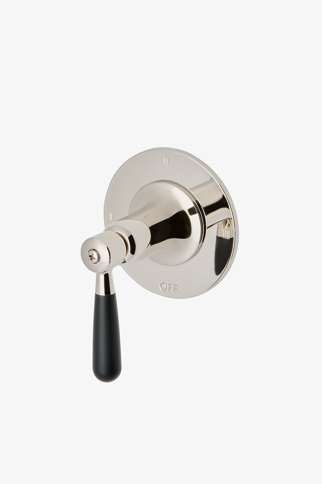 Riverun Three Way Diverter Valve Trim for Thermostatic with Roman Numerals and Two-Tone Lever Handle