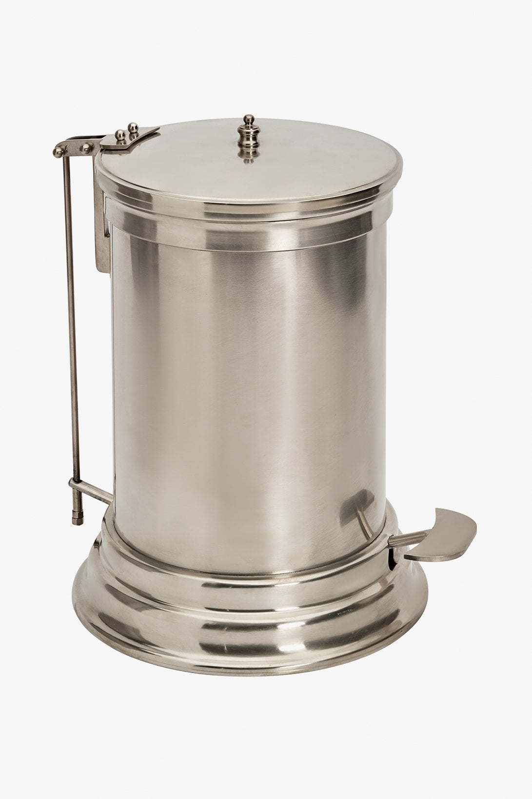 Essentials Classic Waste Can in Nickel