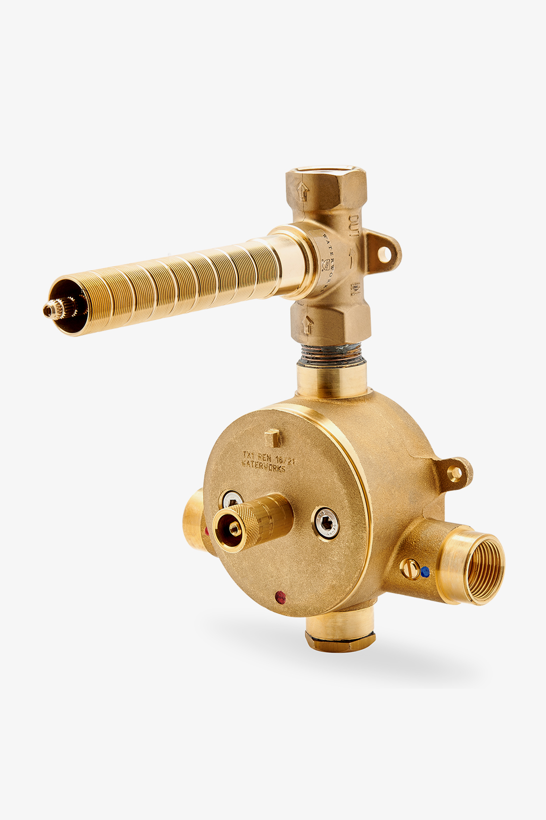 ViaWorks 3/4" Thermostatic Valve with Integrated Volume Control with 4 1/4" Spread