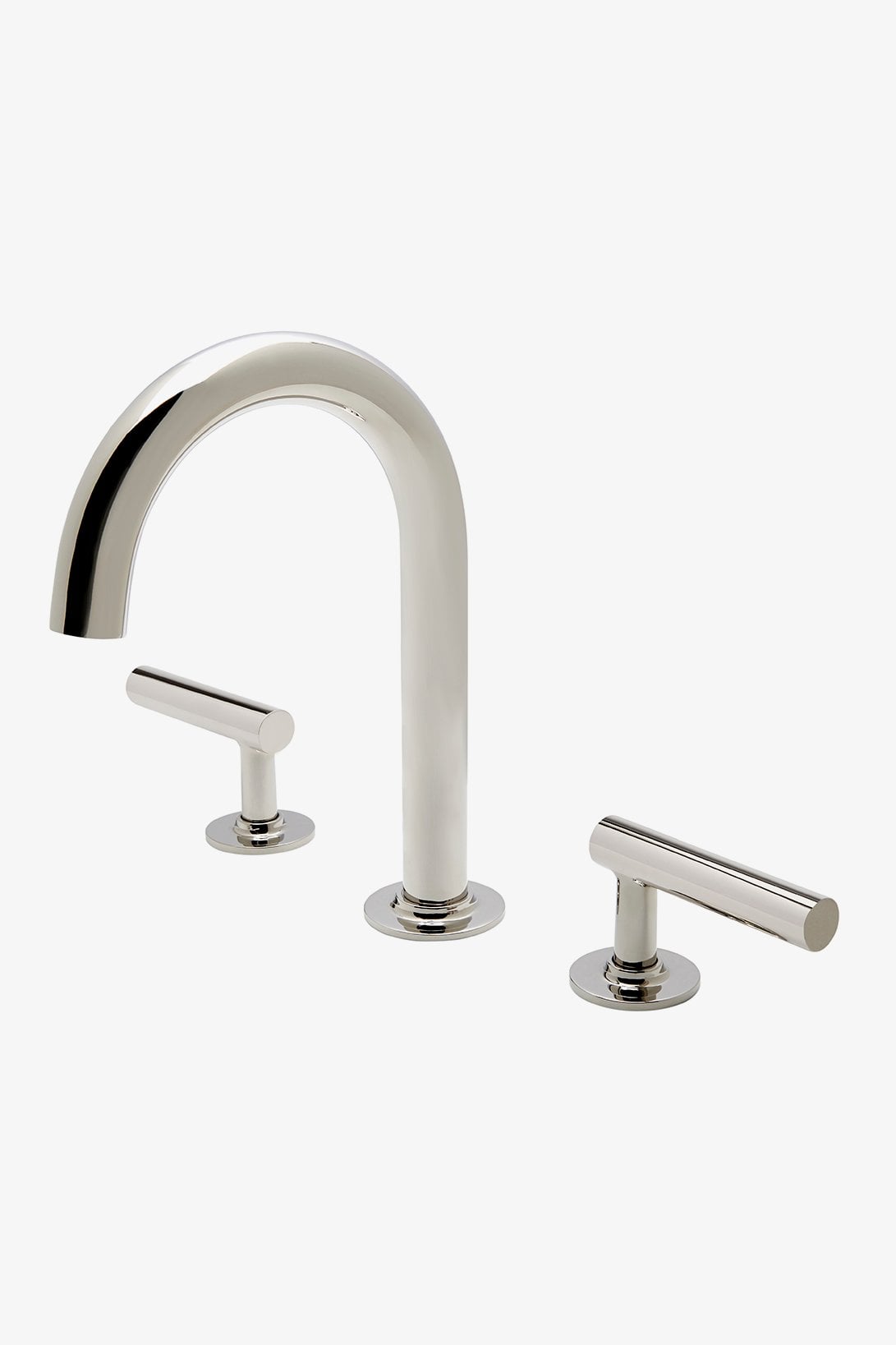 Bond Solo Series Gooseneck Lavatory Faucet with Straight Lever Handles