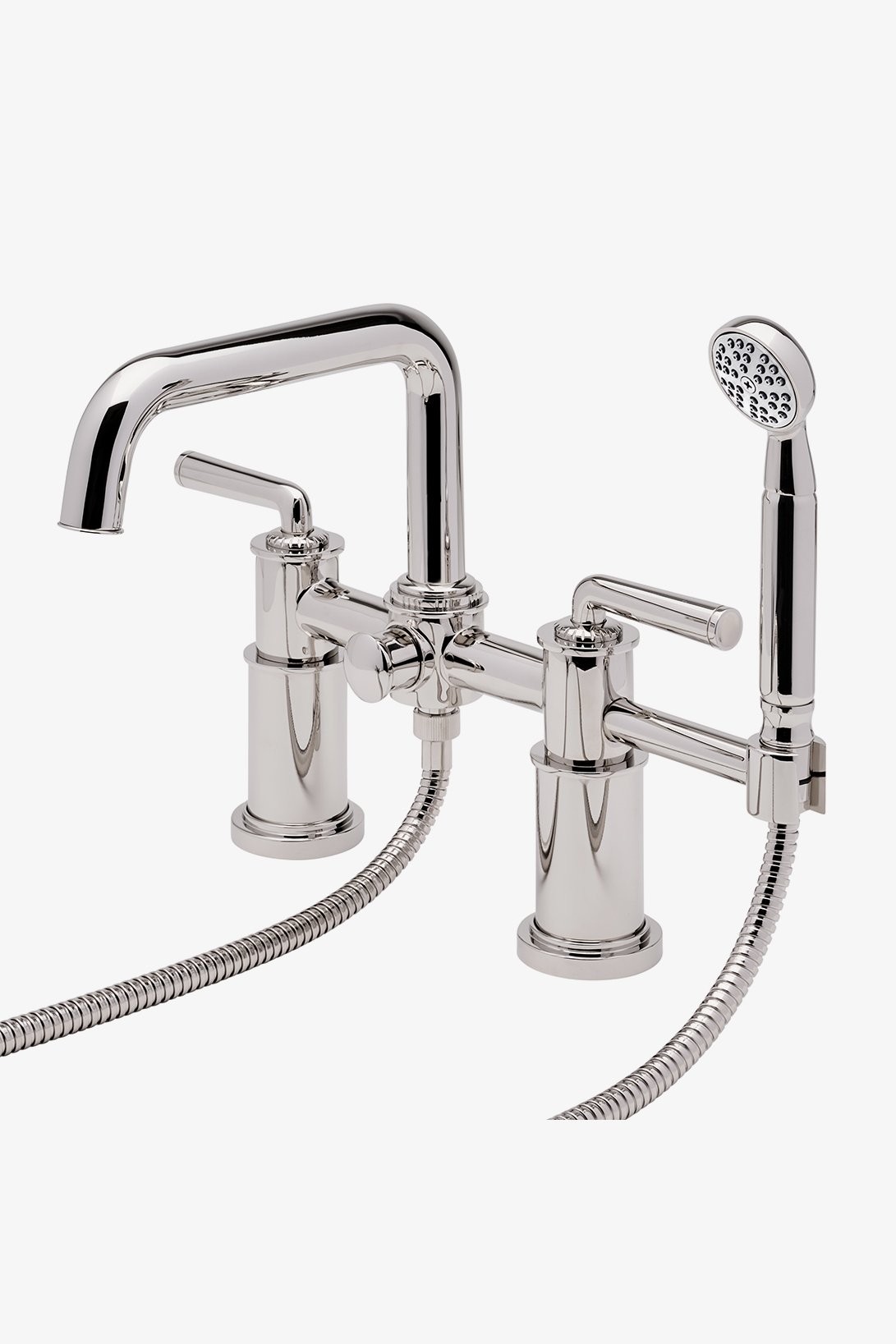 Henry Chronos Deck Mounted Exposed Tub Filler with Handshower and Lever Handles