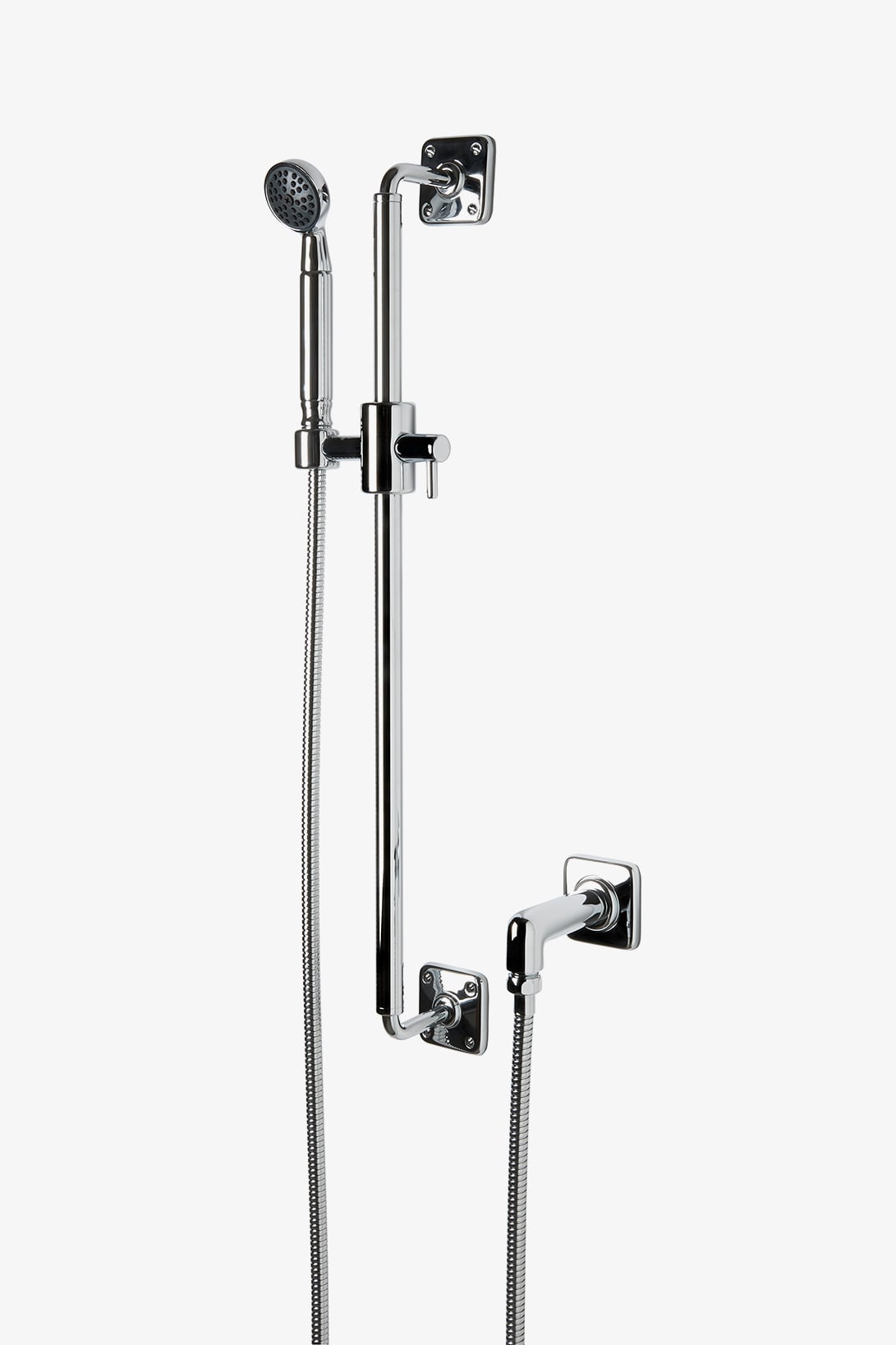 Ludlow Handshower On Bar with Metal Handle