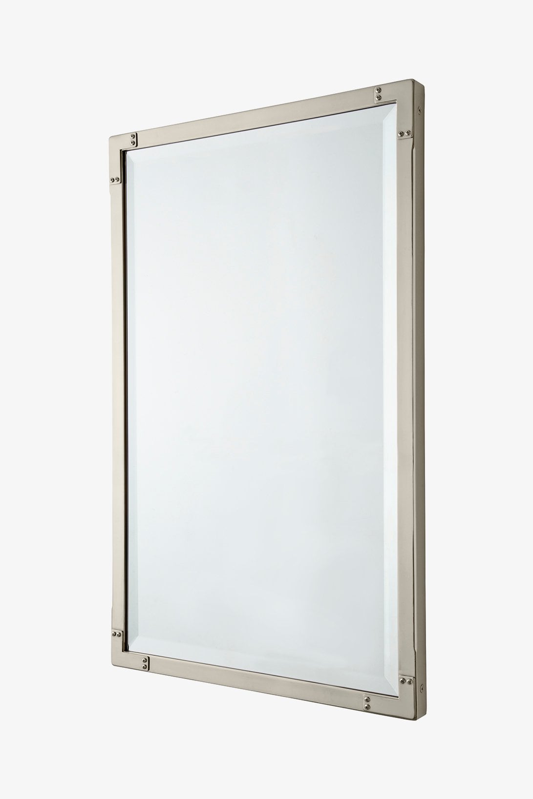 R.W. Atlas Metal Rectangular Wall Mounted Stationary Mirror-Vertical 20" x 32" x 1 3/8"