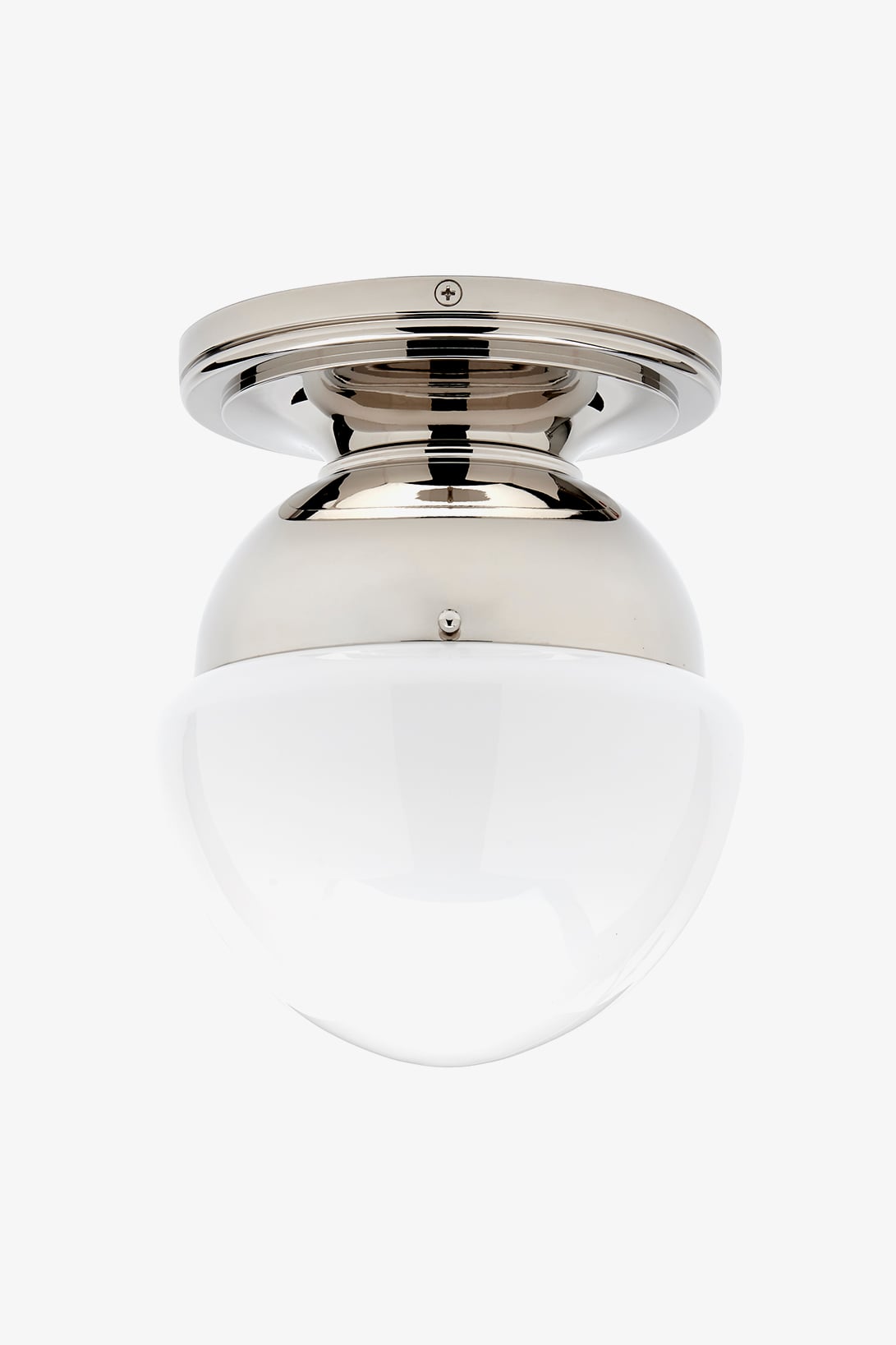 Foro Ceiling Flush Mount Small with Glass Shade