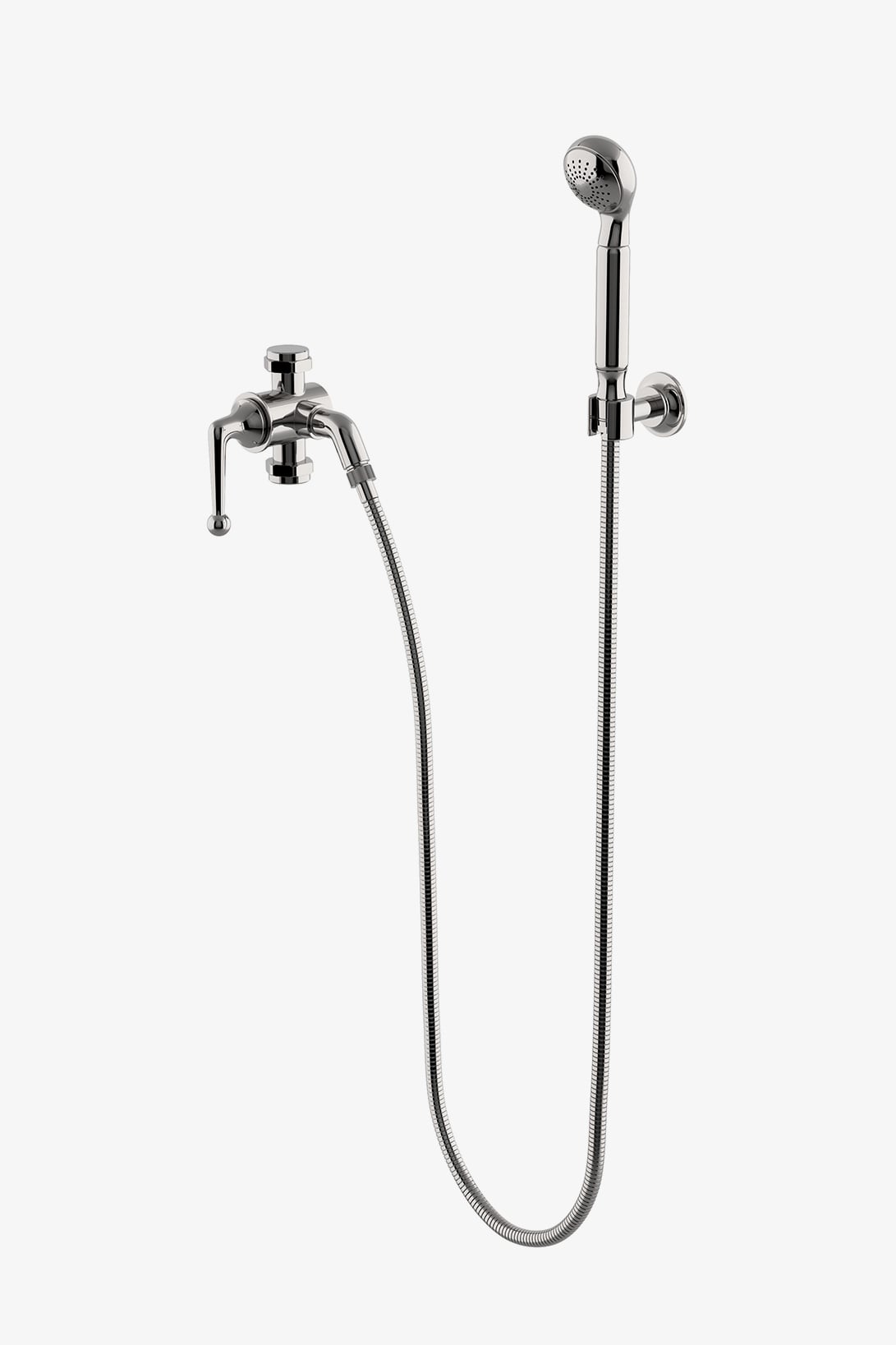 Dash Handshower on Hook with Diverter and Cross Handle