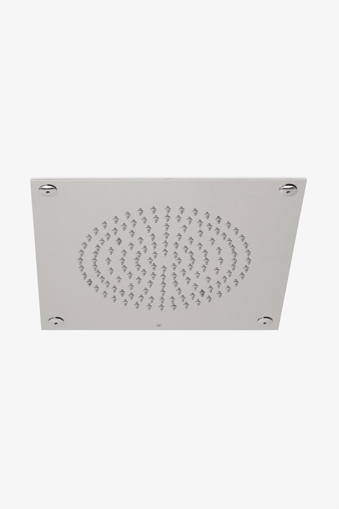 Universal Recessed 10" Square Rain Showerhead with Circular Spray Pattern
