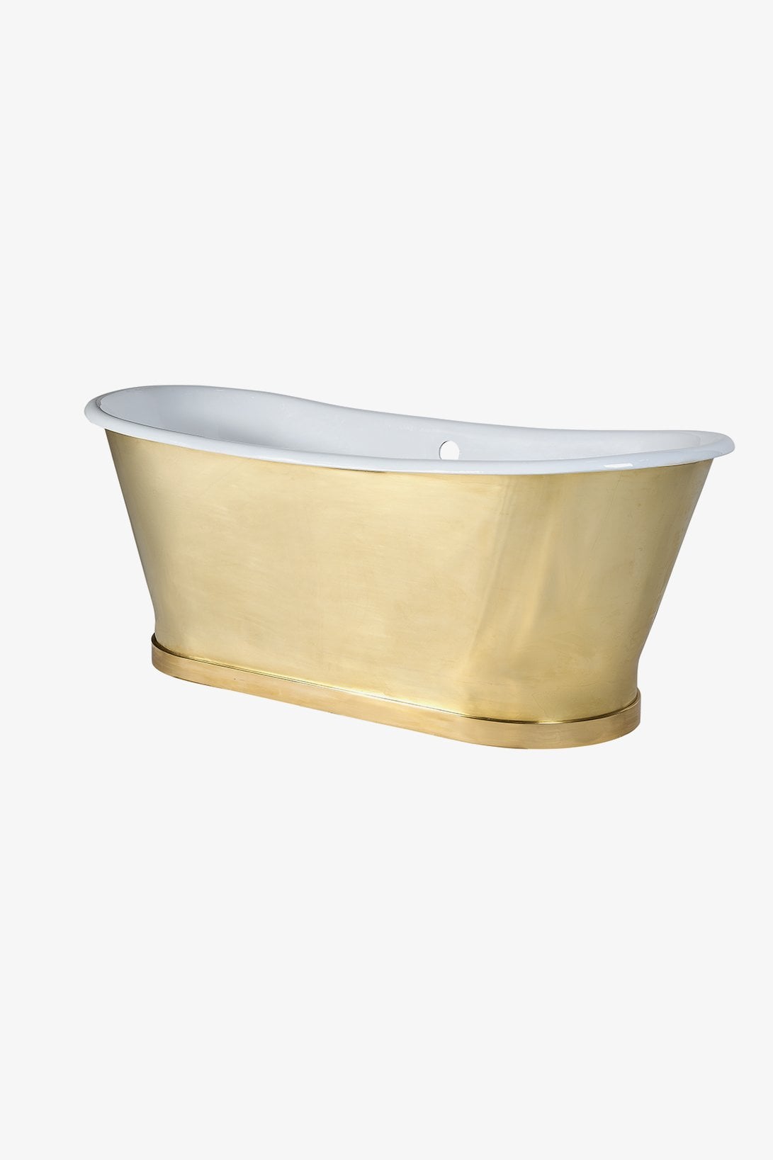 Emile 67" x 27" x 27 1/2" Freistehende ovale Badewanne aus Gusseisen
