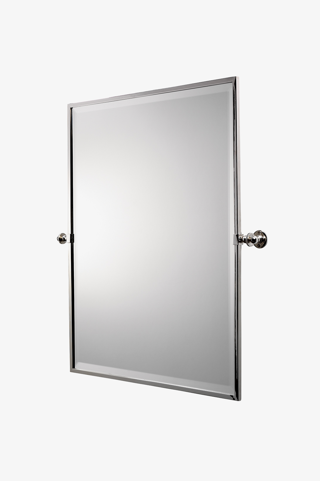 Crystal Metal Rectangular Wall Mounted Tilting Mirror 25 7/16" x 29 15/16" x 2 3/4"