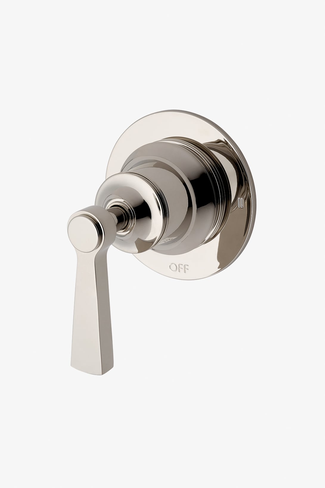 Transit Two Way Diverter Valve Trim for Thermostatic with Roman Numerals and Lever Handle