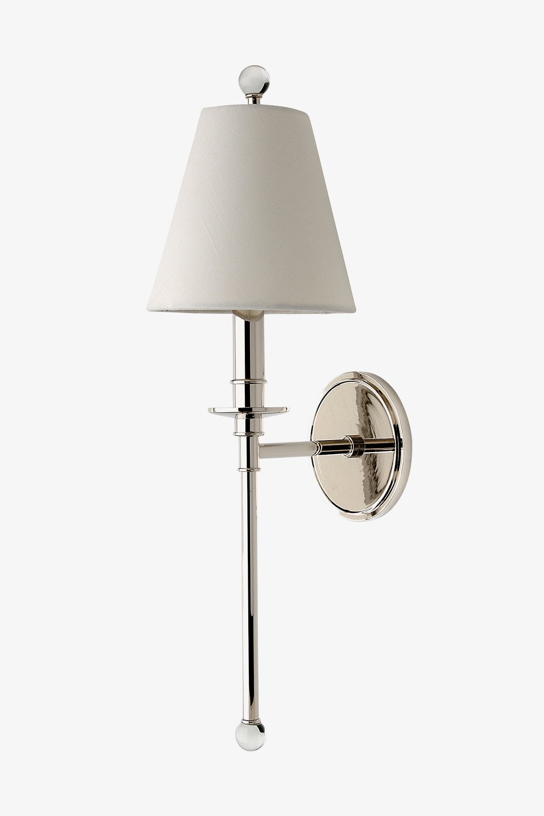 Newell Wall Mounted Single Arm Sconce with Fabric Shade