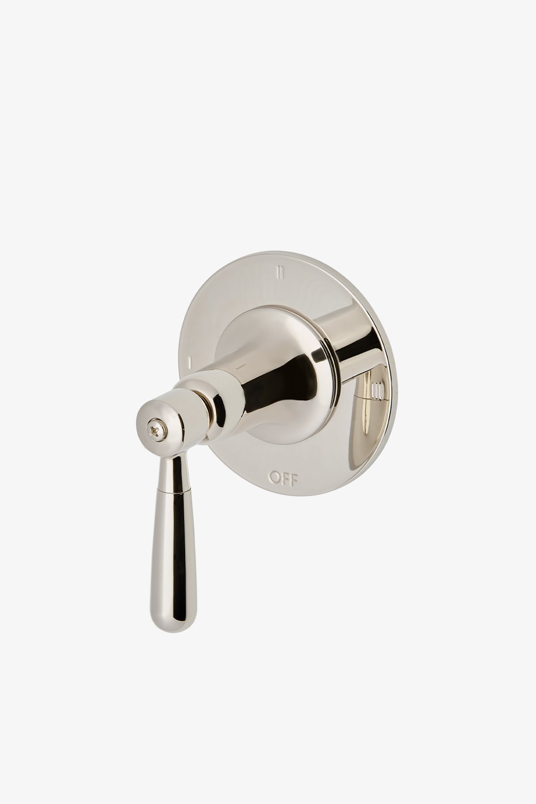 Riverun Three Way Diverter Valve Trim for Thermostatic with Roman Numerals and Lever Handle