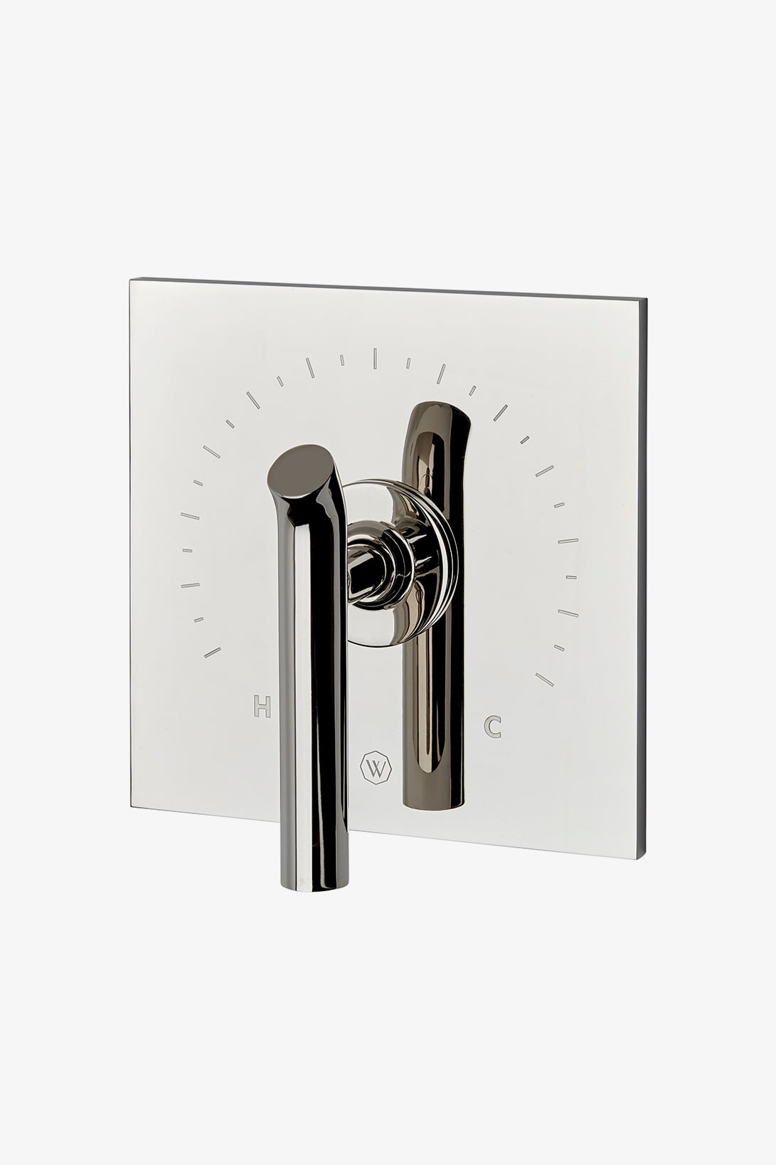 Bond Solo Series Square Thermostatic Control Valve Trim with Lever Handle
