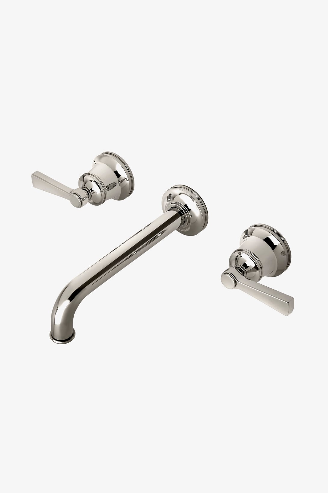 Transit Wall Mounted Lavatory Faucet with Lever Handles