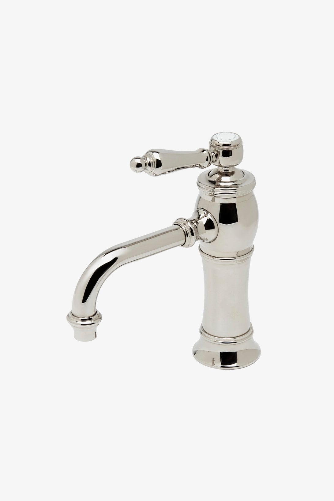 Julia High Profile One Hole Deck Mounted Lavatory Faucet with Metal Lever Handles
