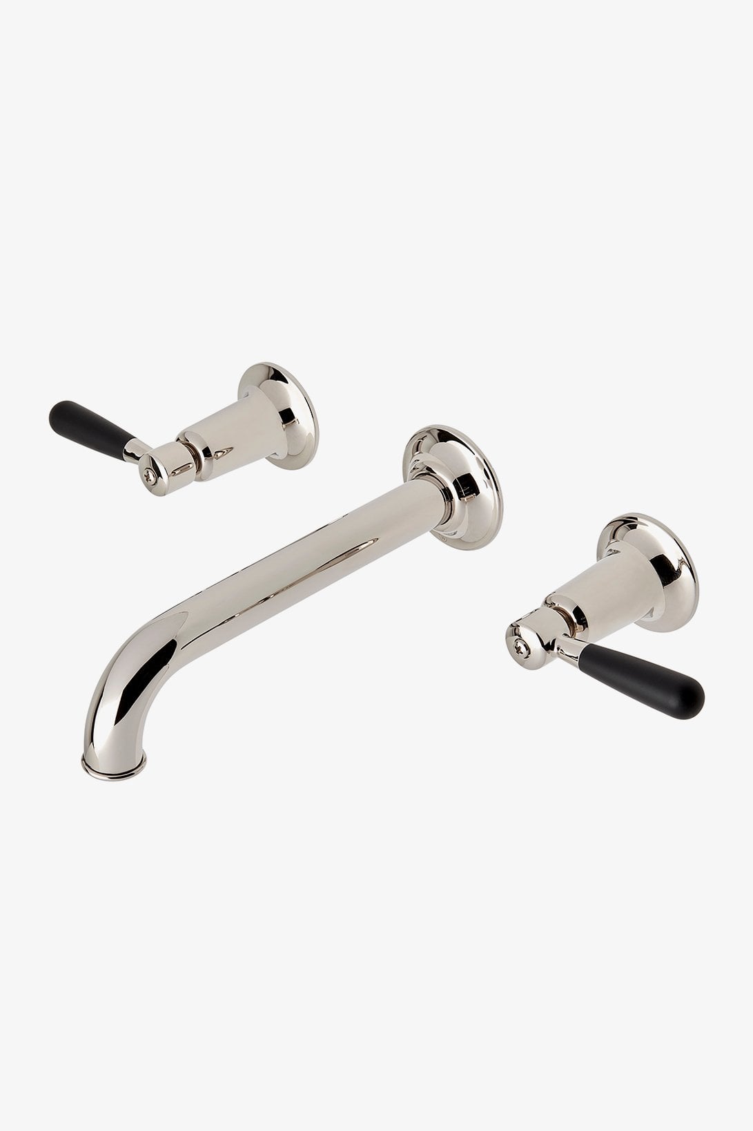 Riverun Wall Mounted Lavatory Faucet with Two-Tone Lever Handles