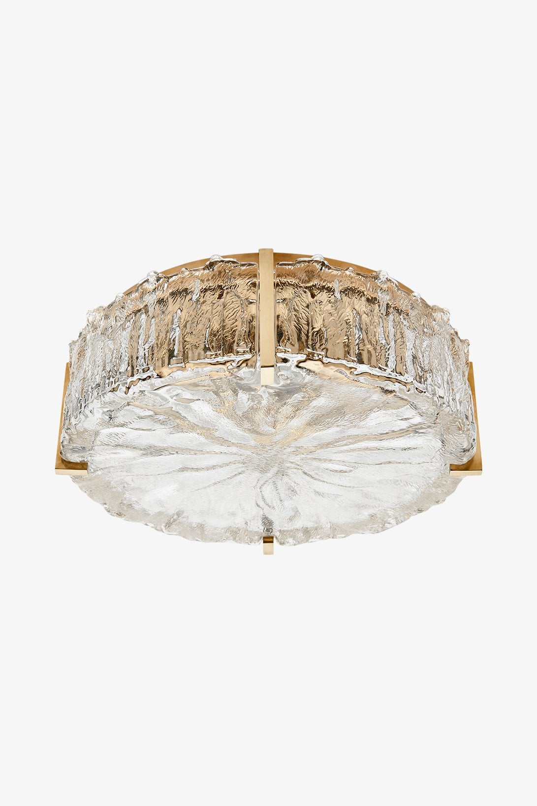 Marlon Ceiling Flush Mount with Glass Shade