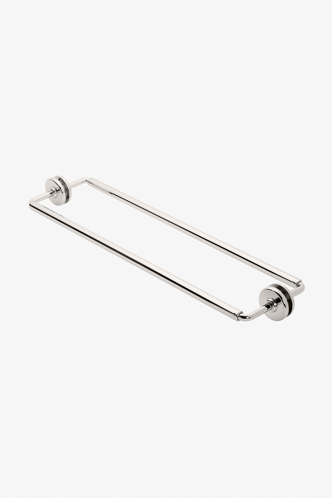 Ludlow Volta 24" Double Sided Glass Mounted Towel Bar