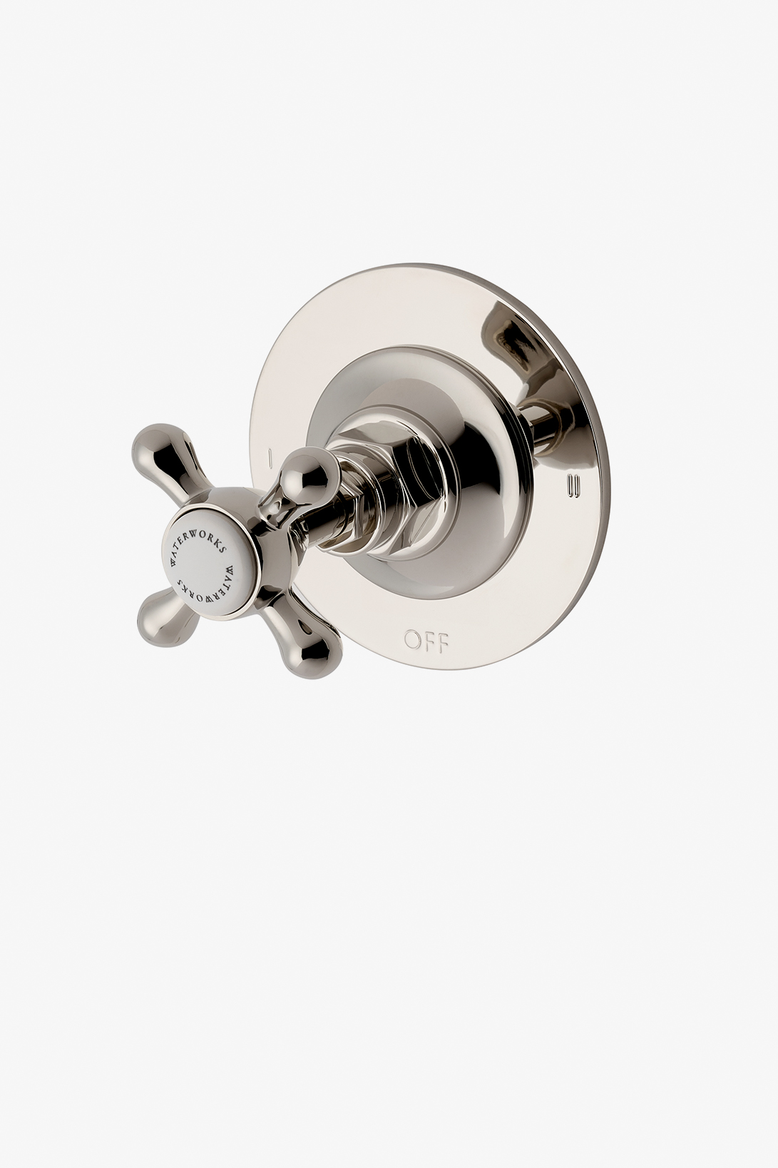 Highgate Two Way Diverter Valve Trim for Thermostatic with Roman Numerals and Cross Handle