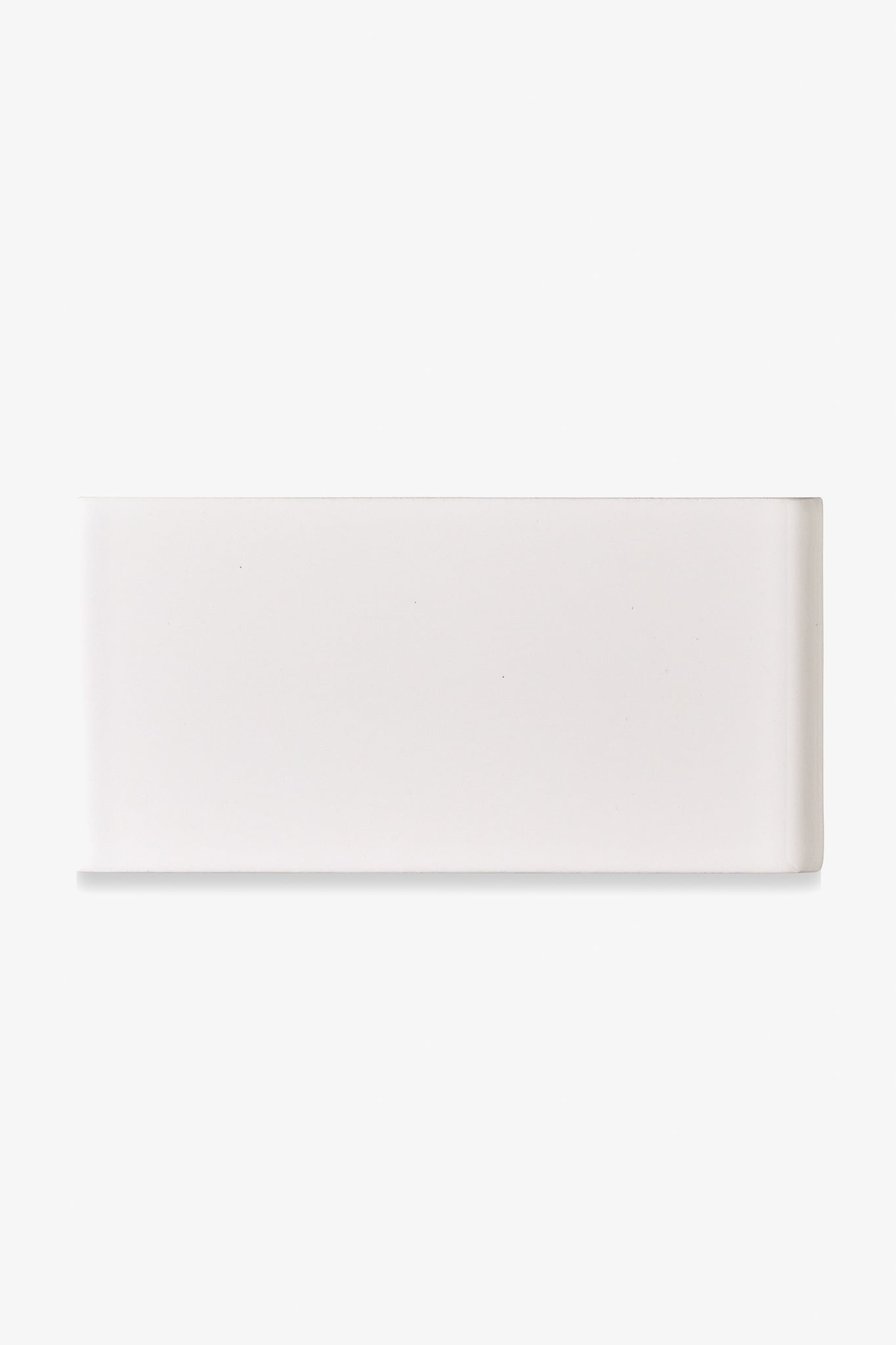 Echo Field Tile 3x6 Bullnose, short side with Cushioned Edge