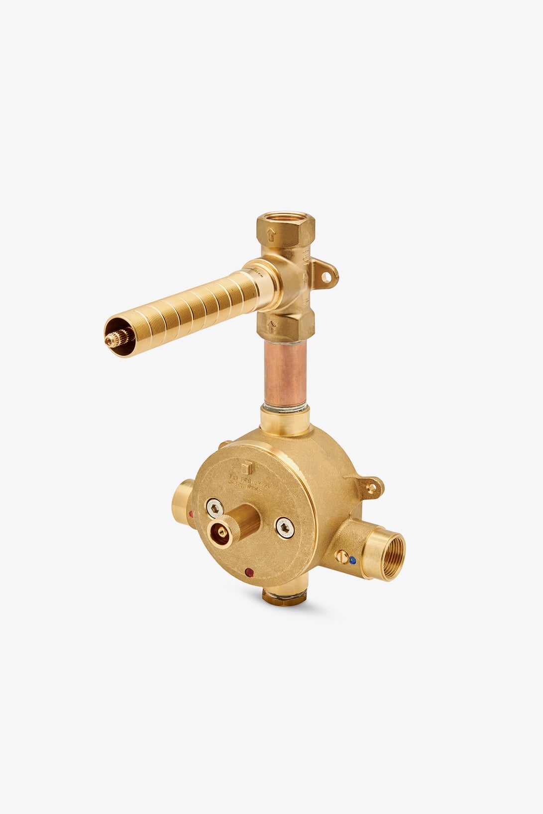 ViaWorks 3/4" Thermostatic Valve with Integrated Volume Control with 5 3/4" Spread