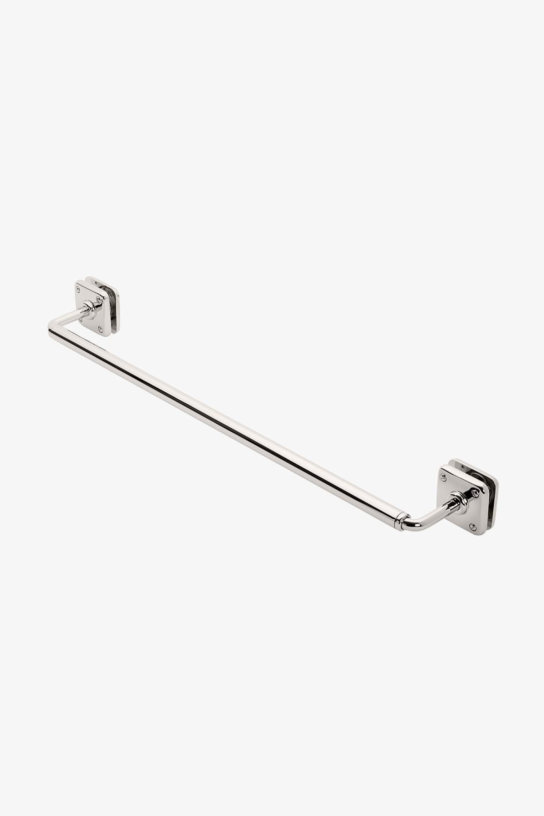 Ludlow 24" Single Sided Glass Mounted Towel Bar