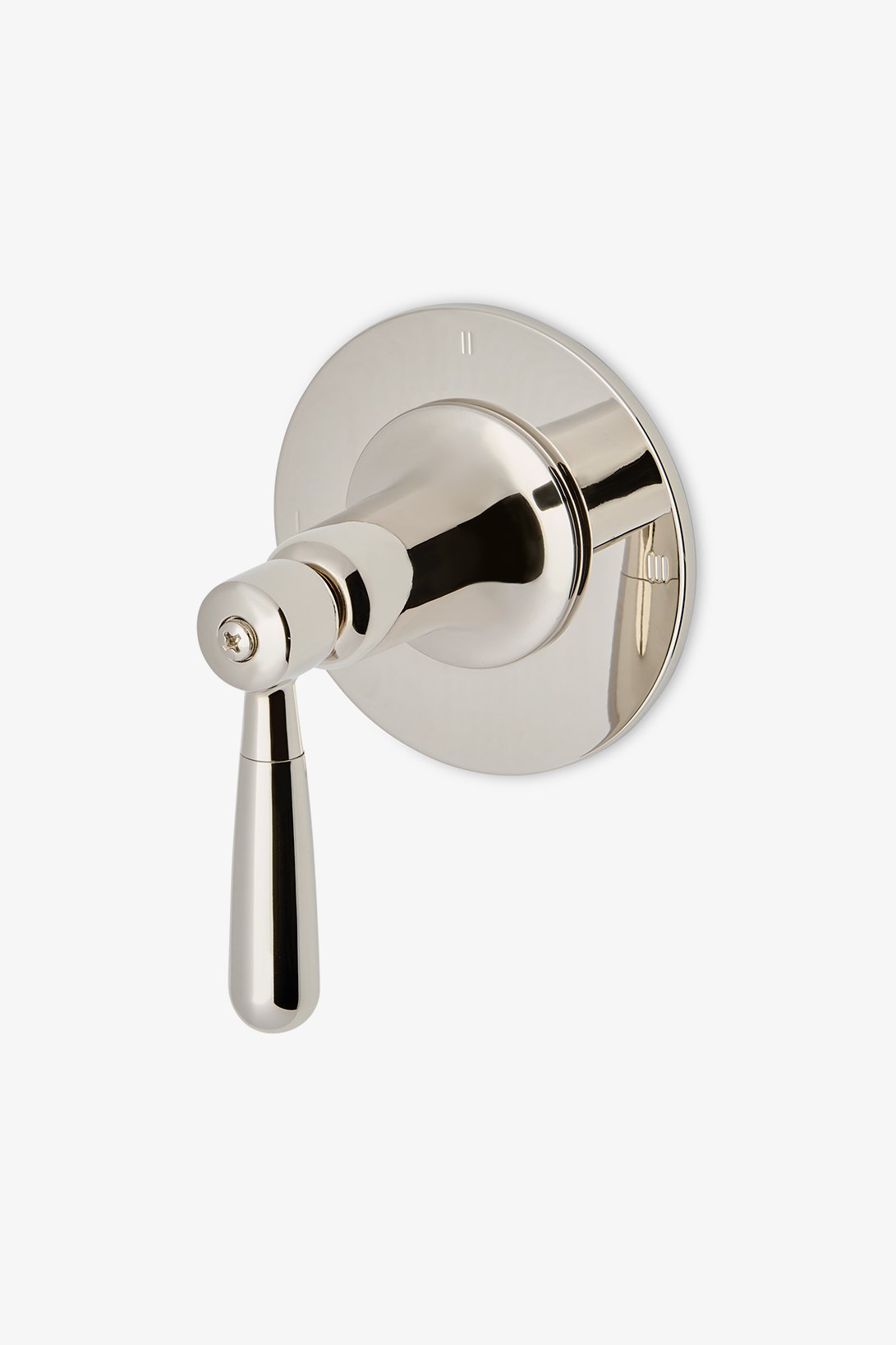 Riverun Three Way Diverter Valve Trim for Pressure Balance with Roman Numerals and Lever Handle