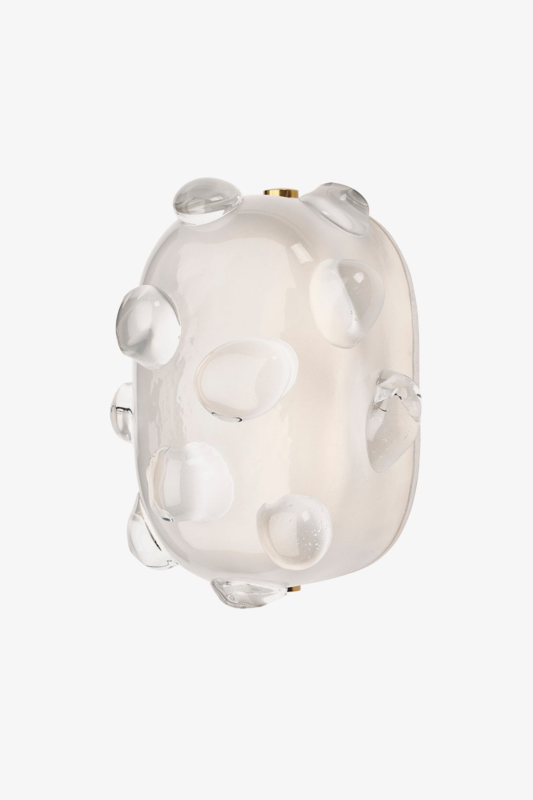 Camilla Wall / Ceiling Small Oval Flush Mount with Pulsanti Murano Glass Diffuser