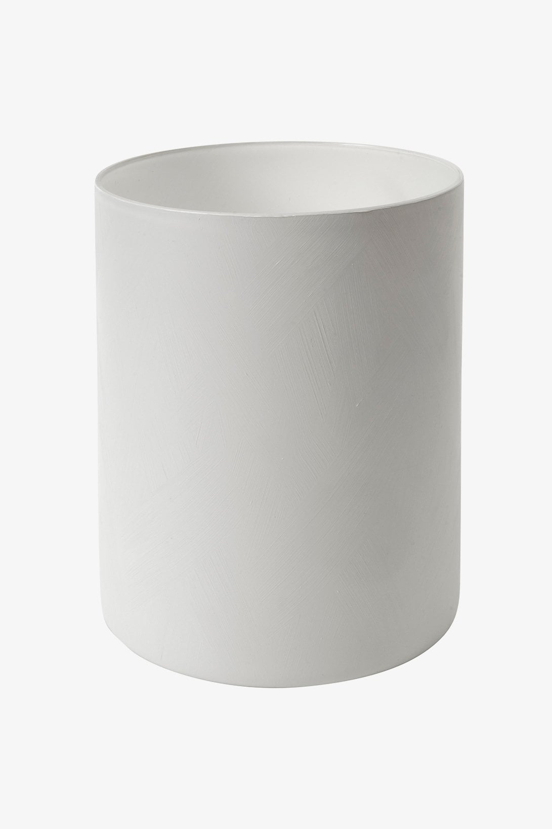 Tela Waste Can in White
