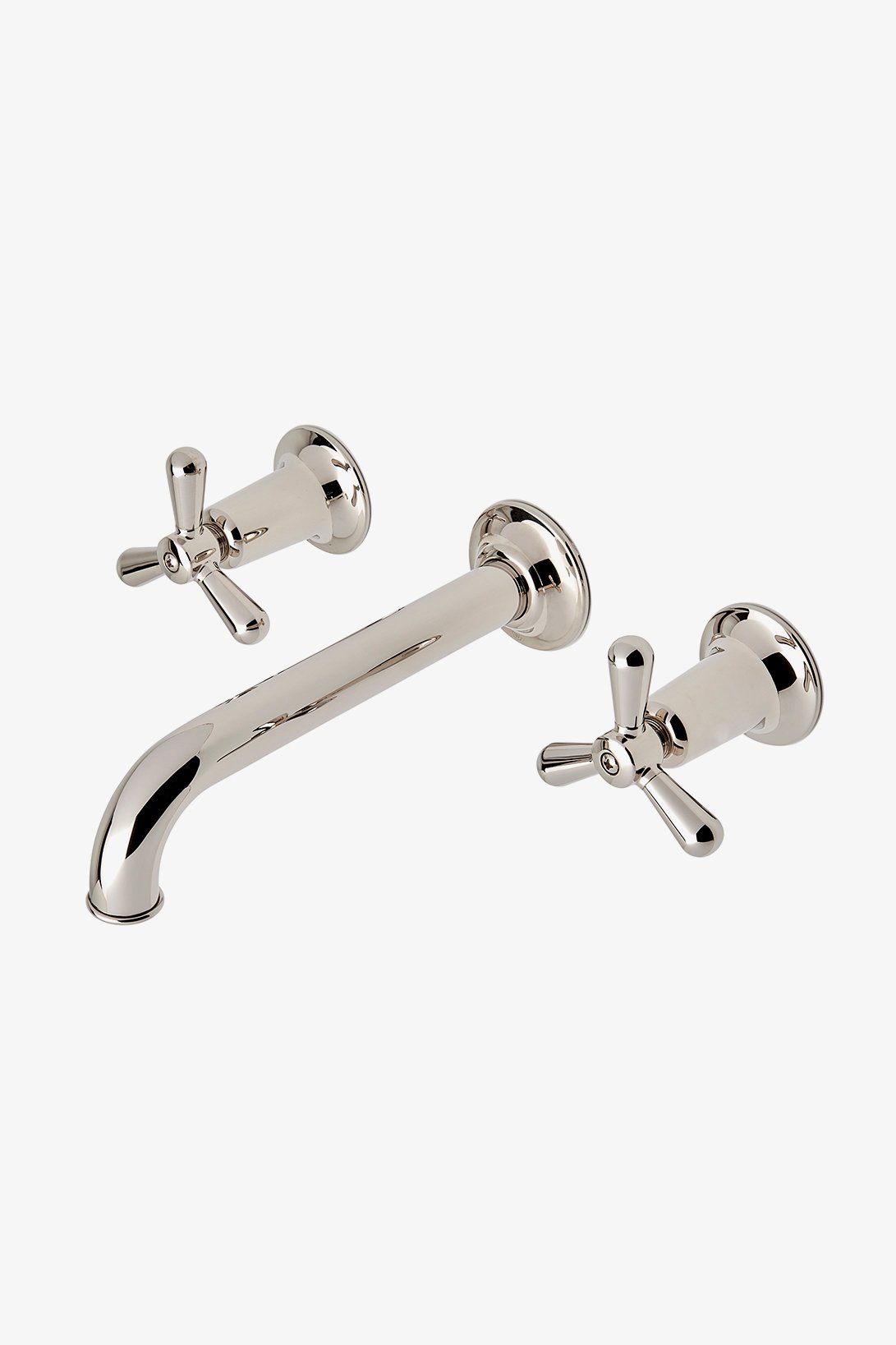 Riverun Wall Mounted Lavatory Faucet with Tri-Spoke Handles