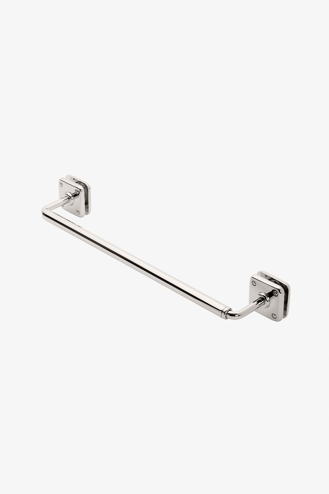 Ludlow 18" Single Sided Glass Mounted Towel Bar