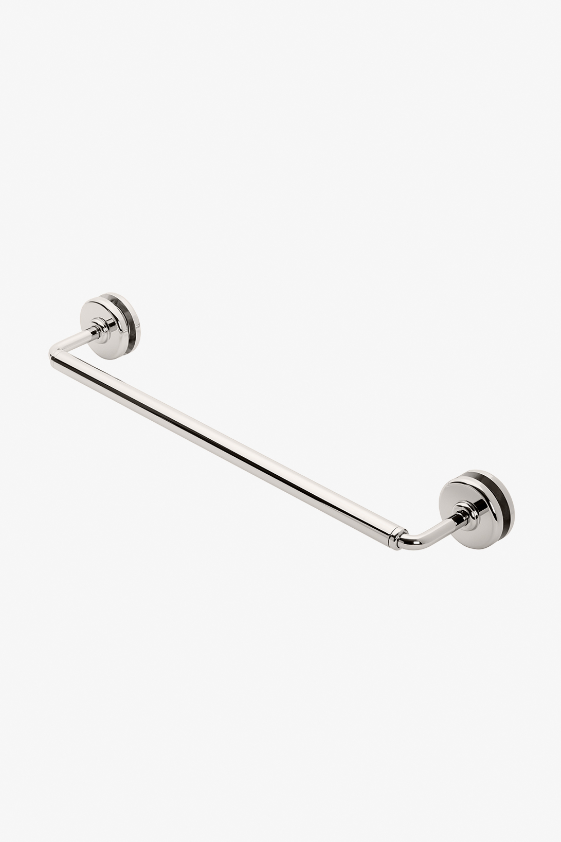 Ludlow Volta 18" Single Sided Glass Mounted Towel Bar
