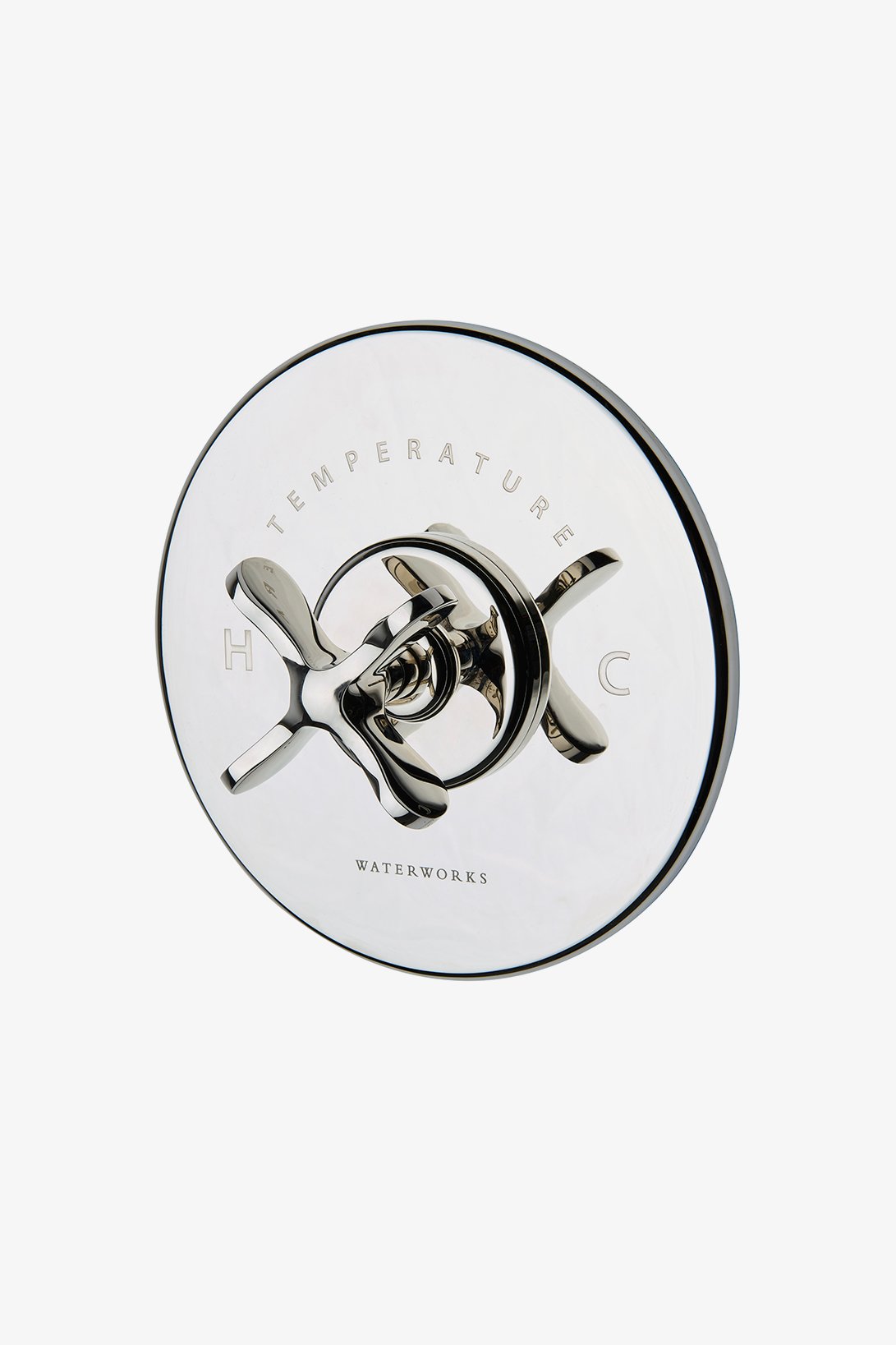 Ludlow Volta Thermostatic Control Valve Trim with Cross Handle