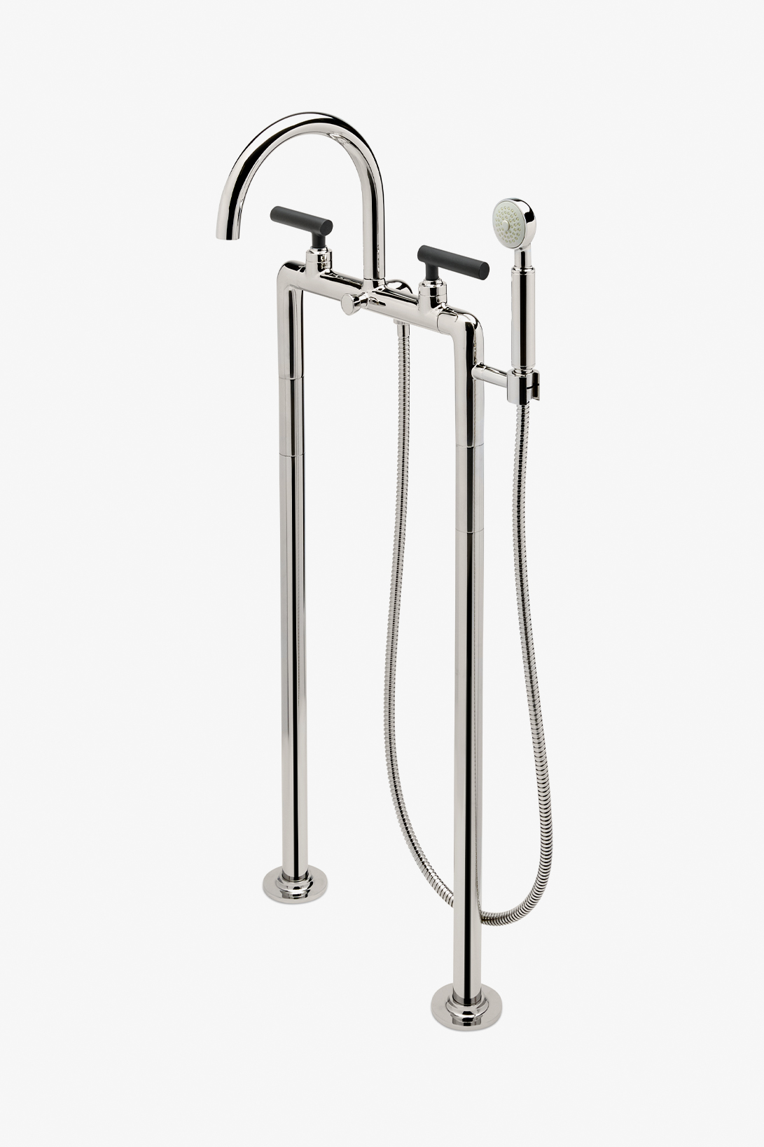 Bond Rally Series Floor Mounted Exposed Tub Filler with Handshower and Lever Handles