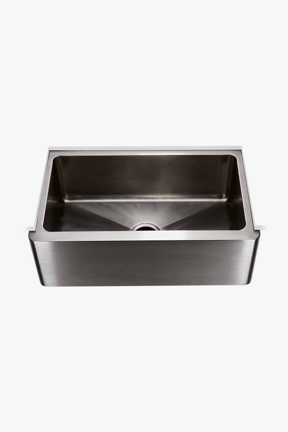 Kerr 30" x 18" x 10 1/8" Stainless Steel Farmhouse Apron Kitchen Sink with Center Drain