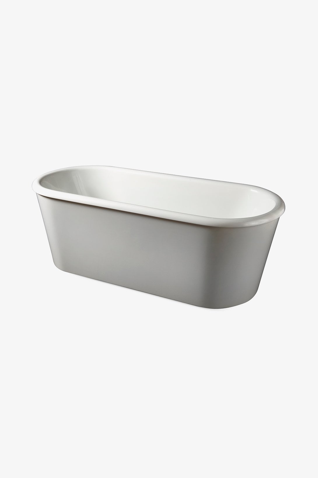 Colette 70" x 32" x 24" freistehende ovale Badewanne