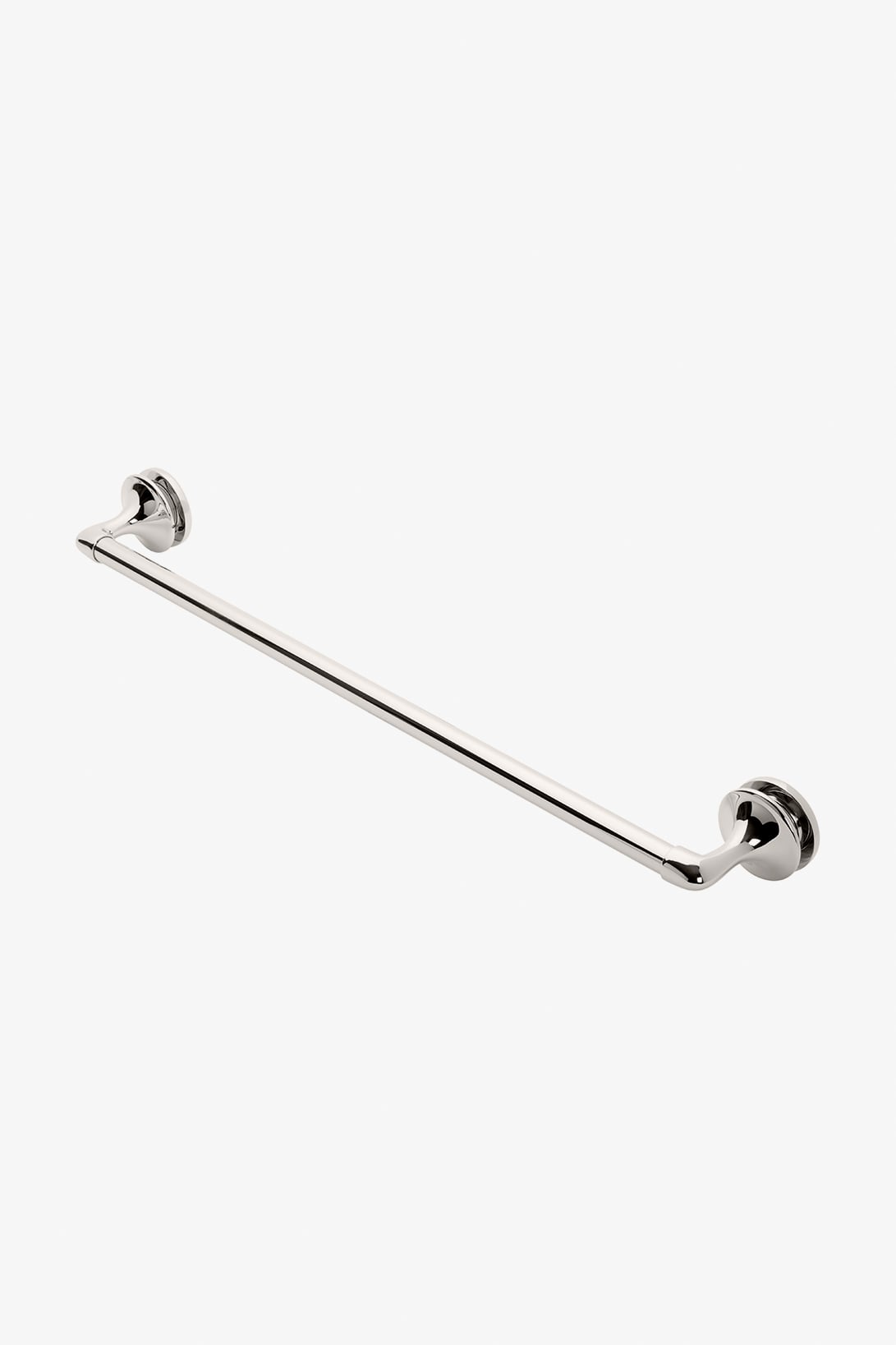 Riverun 24" Single Sided Glass Mounted Towel Bar
