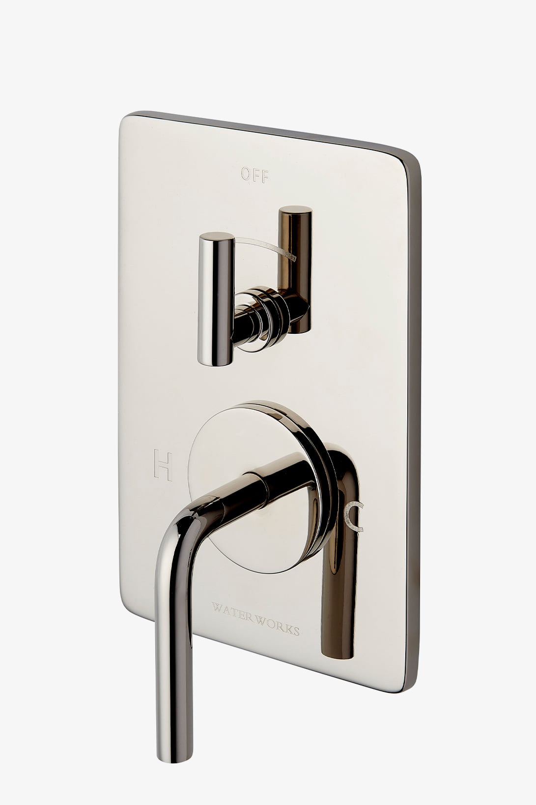 Flyte Integrated Thermostatic and Volume Control Trim with Lever Handle
