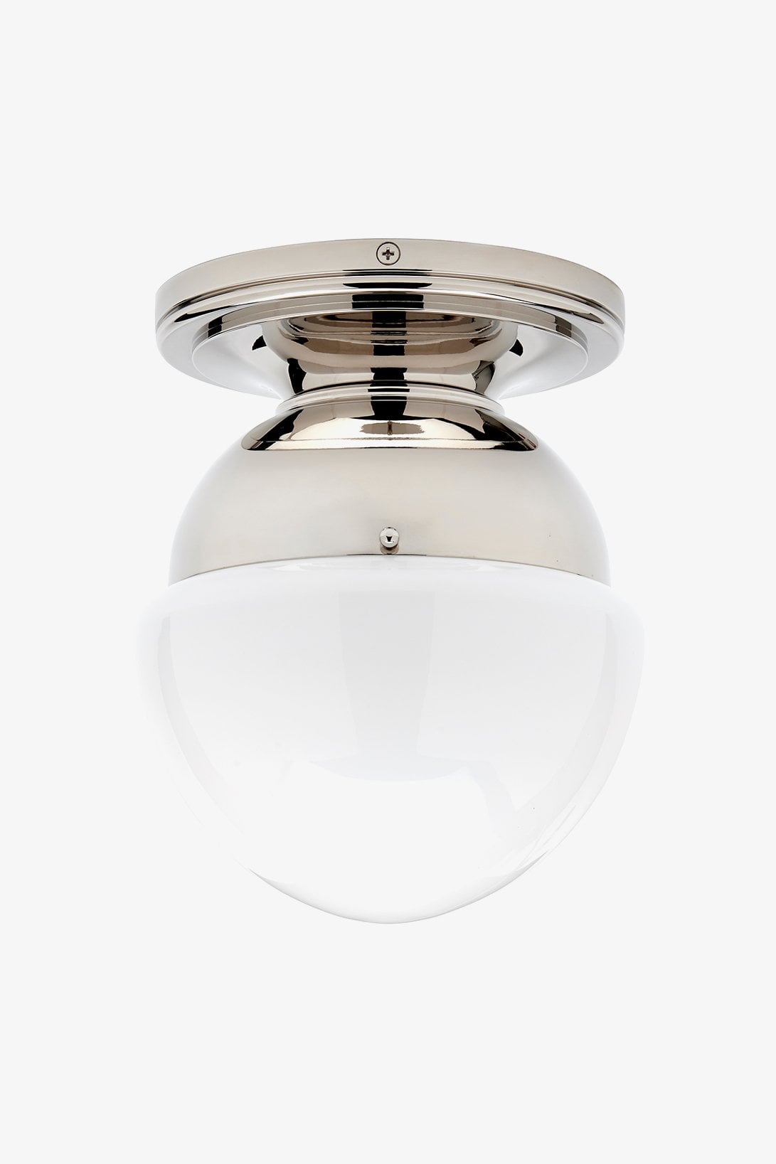 Foro Ceiling Flush Mount Small with Glass Shade