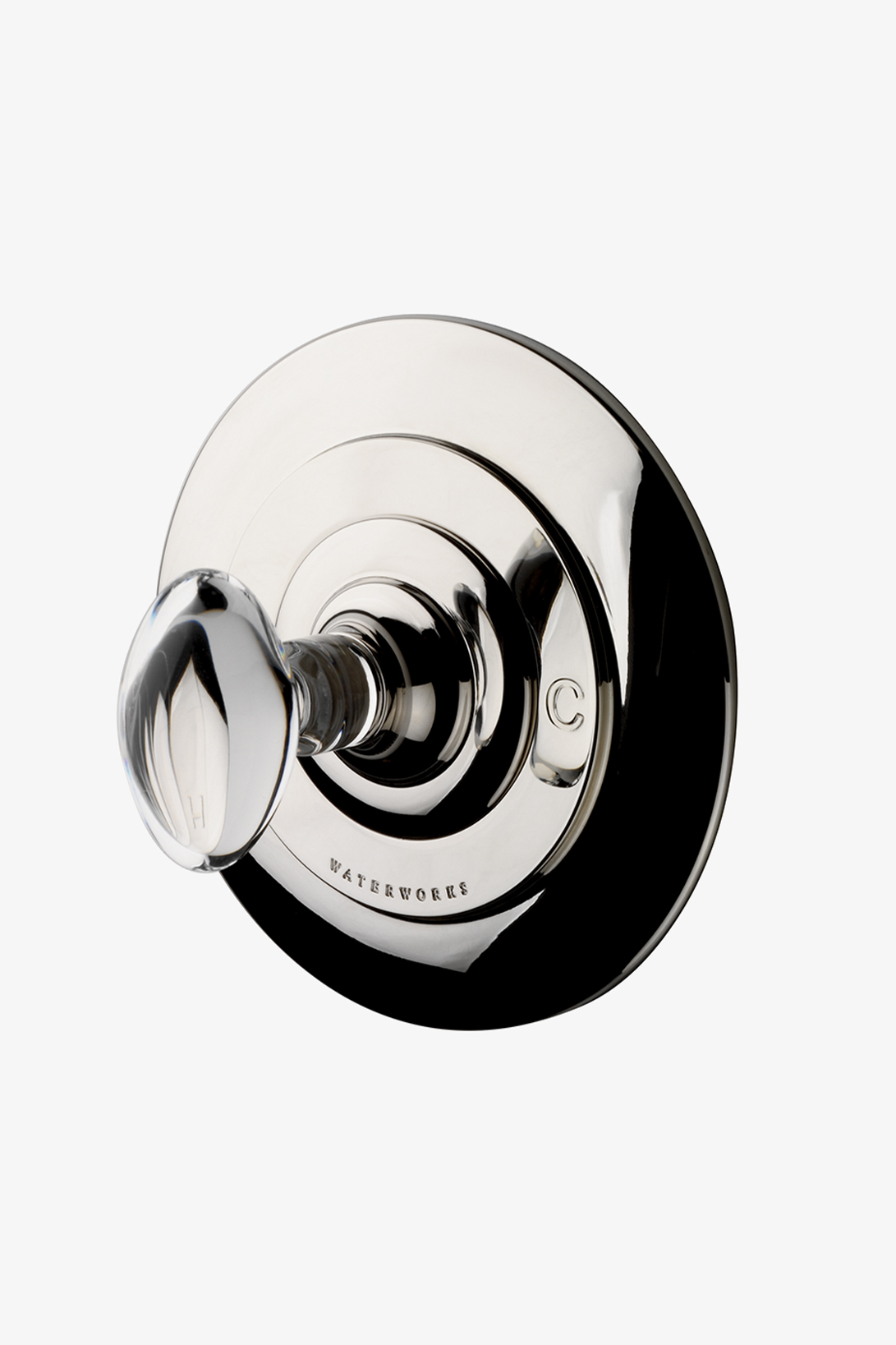 Opus Thermostatic Control Valve Trim with Crystal Egg Handle