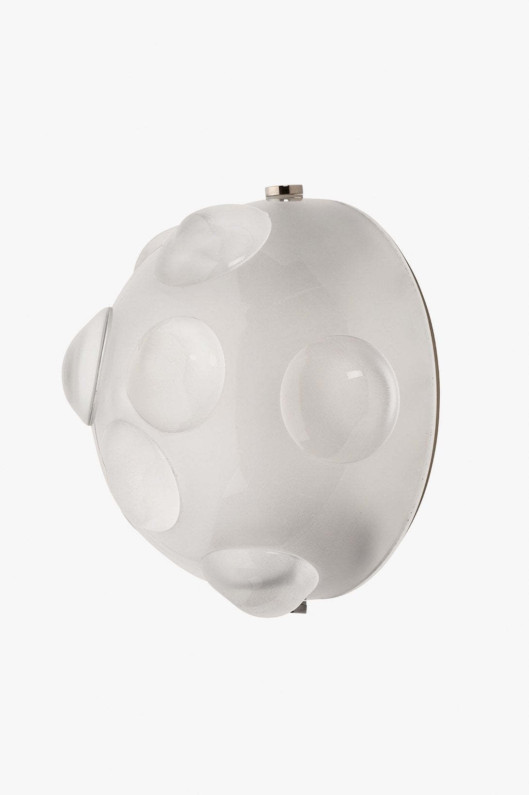 Camilla Wall / Ceiling Small Round Flush Mount with Pulsanti Murano Glass Diffuser