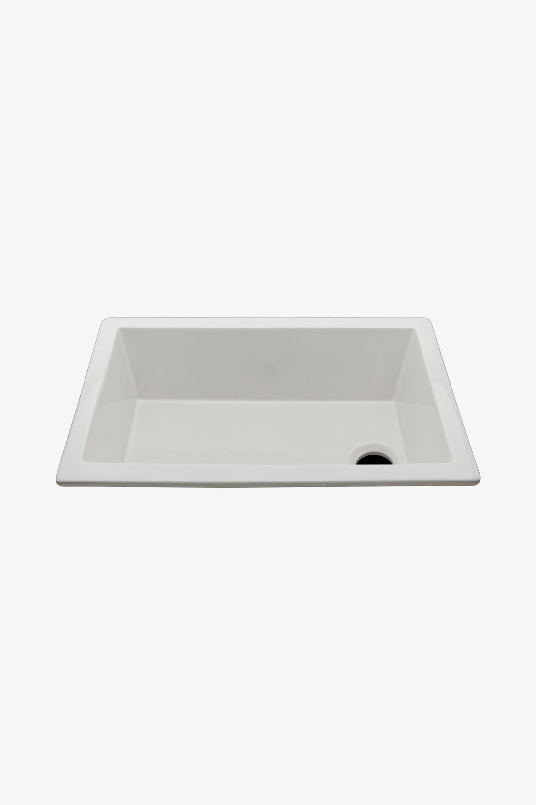 Clayburn 22 3/4" x 14 3/4" x 8 7/8" Fireclay Bar Sink with End Drain
