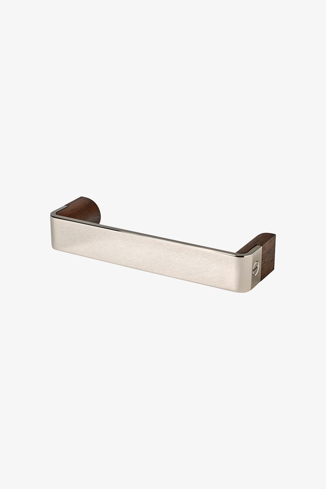 Muir 4" Metal and Walnut Pull