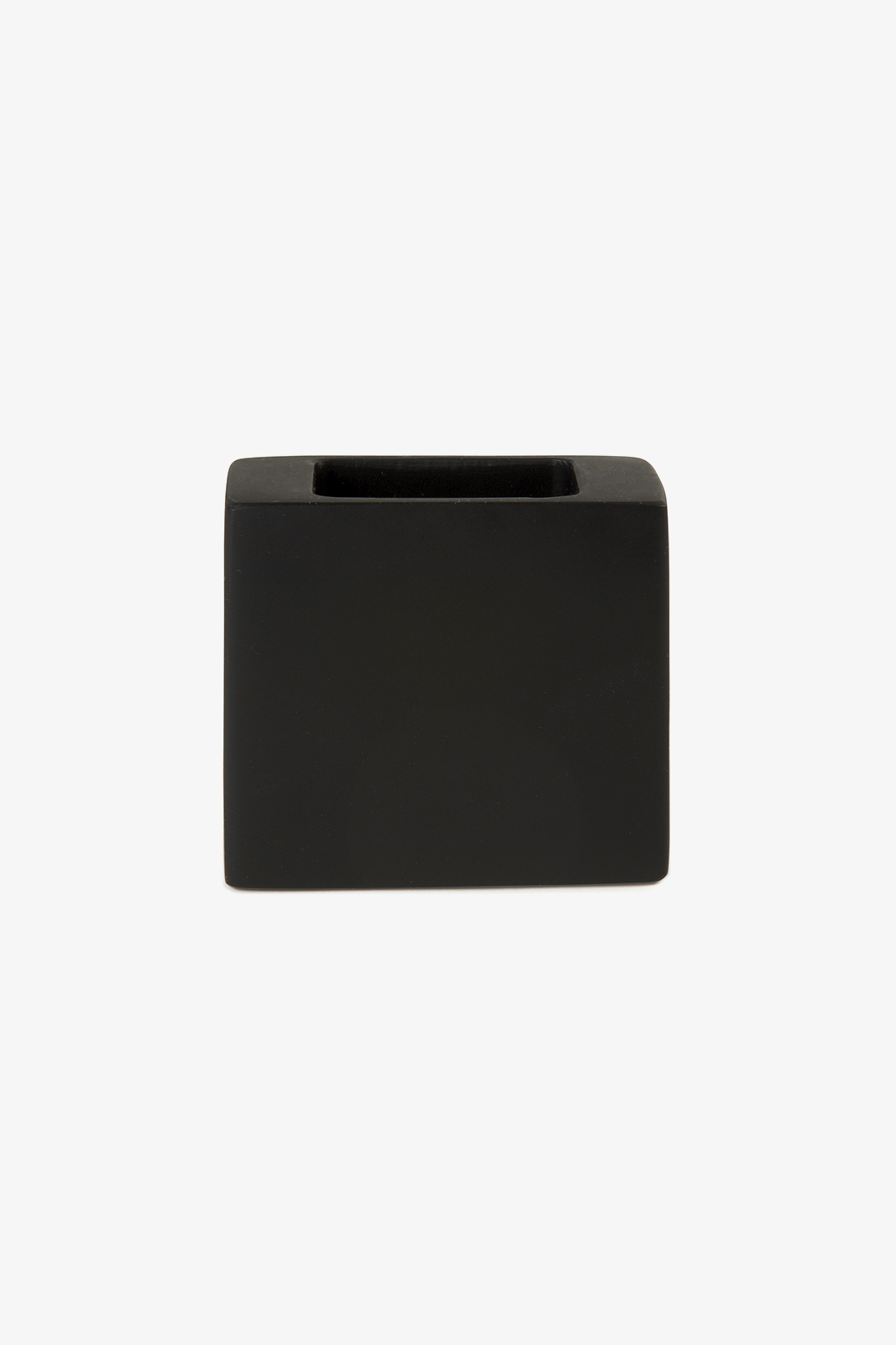 Resin Toothbrush Holder in Black