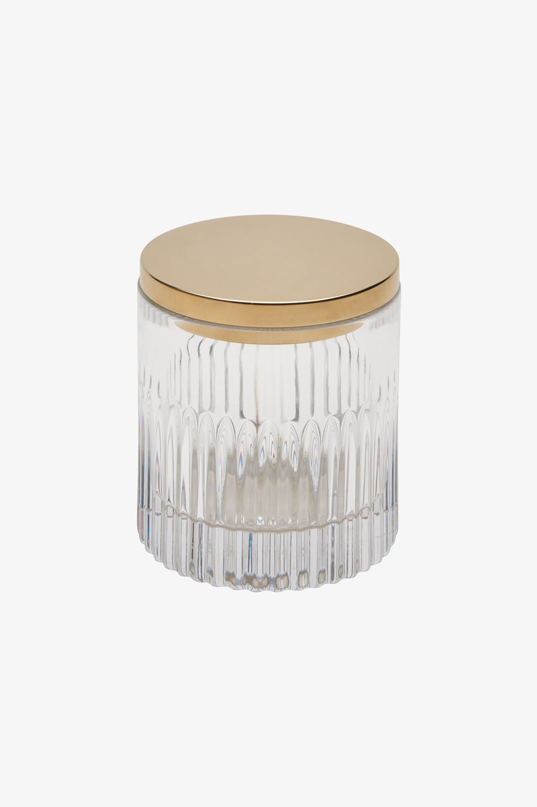 Pierre Container with Brass Lid