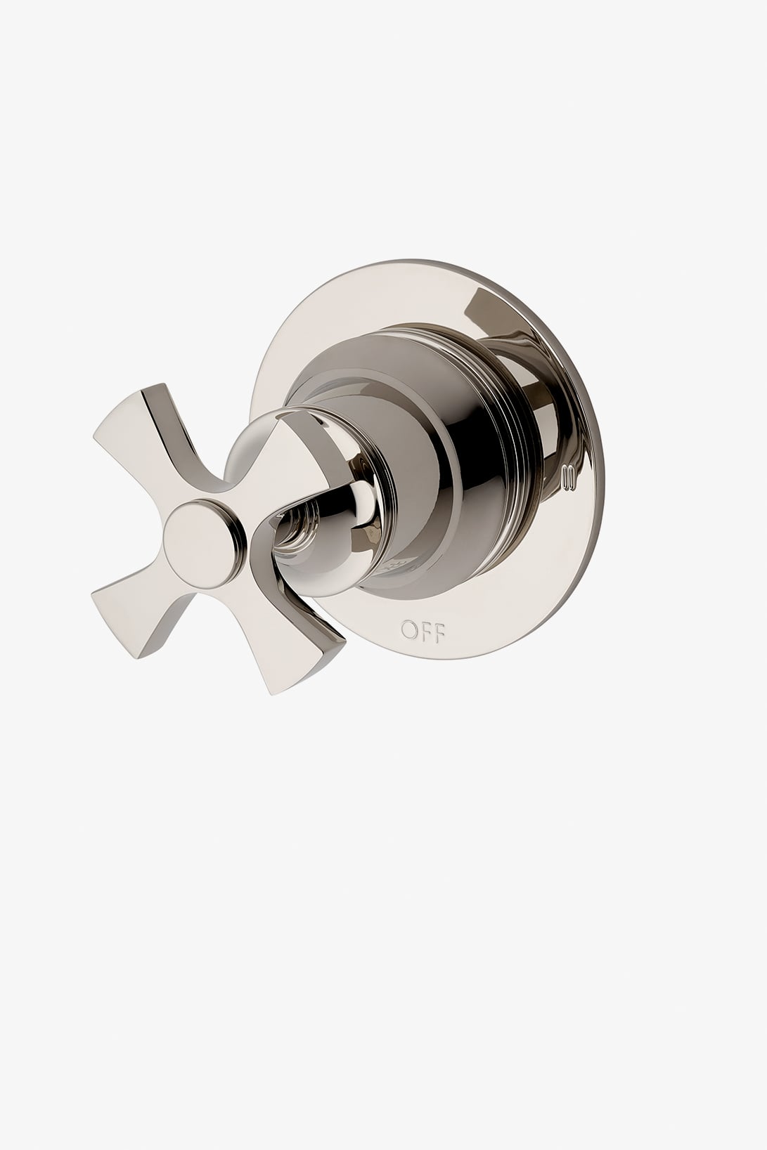 Transit Two Way Diverter Valve Trim for Thermostatic with Roman Numerals and Cross Handle