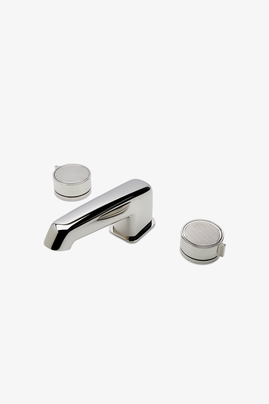 Bond Union Series Lavatory Faucet with Guilloche Link Knob Handles